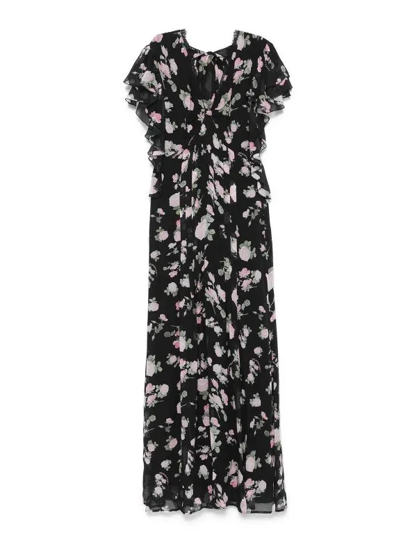 Ermanno Firenze Robe Au Genou - Noir - Noir | D46EQ077ED4MFA2309921