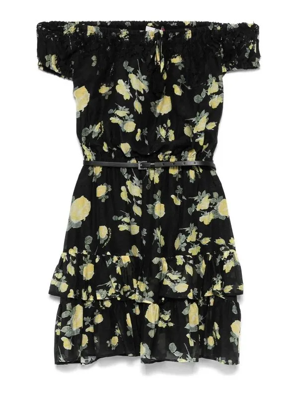 Ermanno Firenze Robe Au Genou - Jaune | D46EQ081ED5MFA4799188