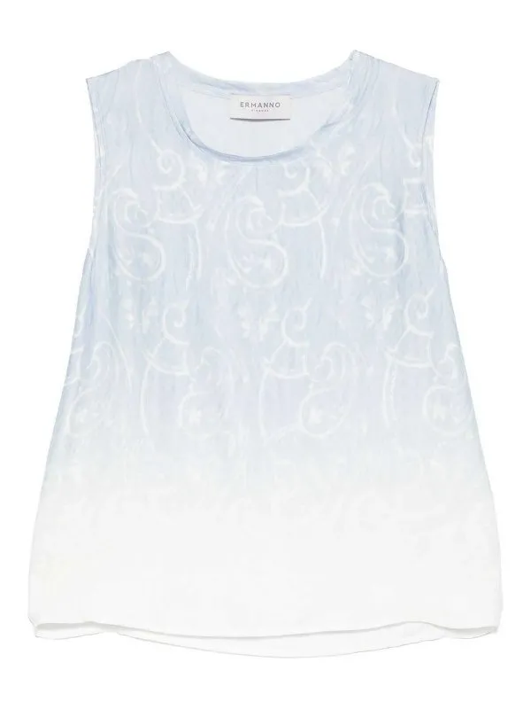 Ermanno Firenze Chemise - Bleu Clair | D46EK043EC6MFA1229849