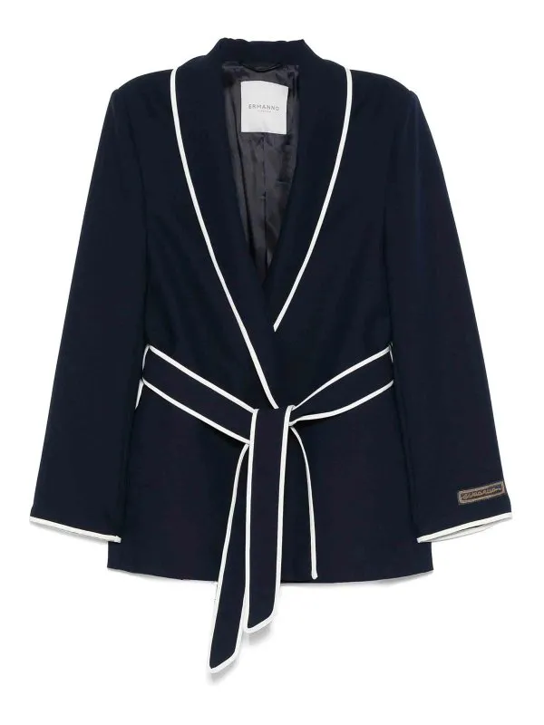 Ermanno Firenze Blazer - Bleu - Bleu | D46EI003E24MFA0707943