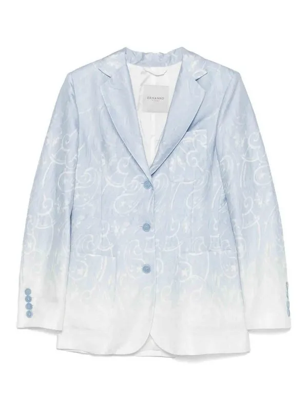 Ermanno Firenze Blazer - Bleu Clair - Femme | D46EI024EC6MFA1229849