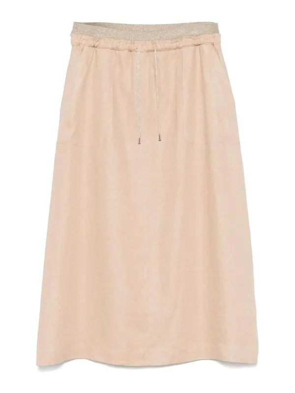 Gran Sasso Jupe Midi - Blanc - Blanc - Femme | 7427250069010C