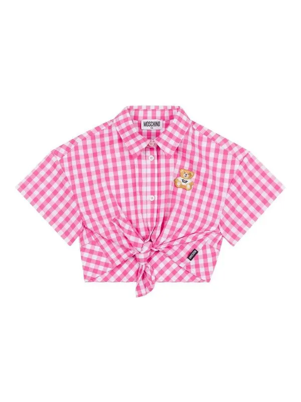 Moschino Kids Chemise - Fuchsia - Fuchsia | HDC021LME0483541