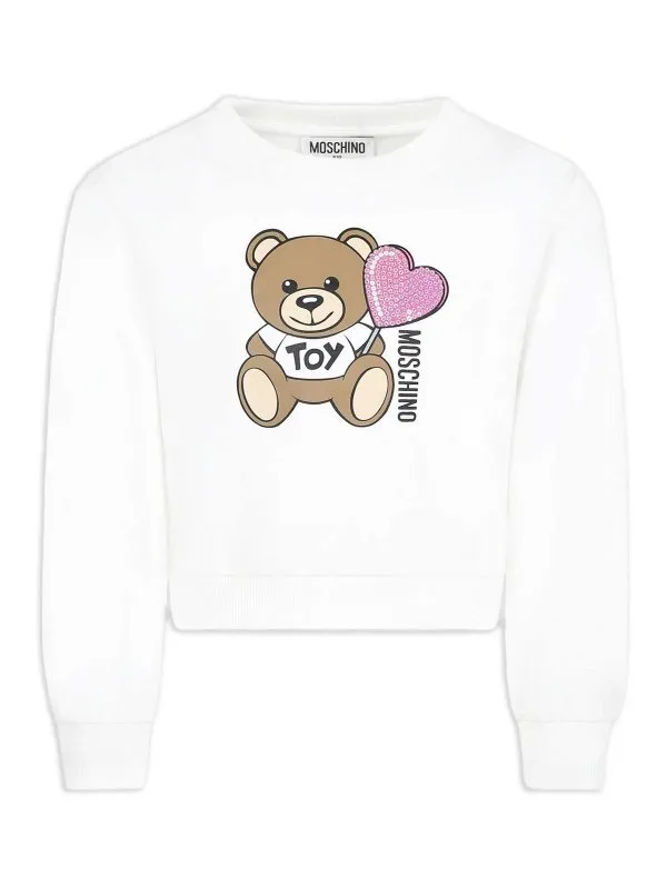 Moschino Kids Sweat-Shirts - Gris Clair | HDF066LDA0010063