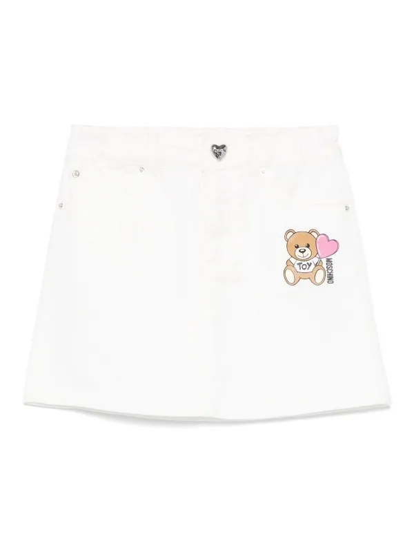 Moschino Kids Jupe Midi - Gris Clair - Garçon | HAJ03MLOA1410063