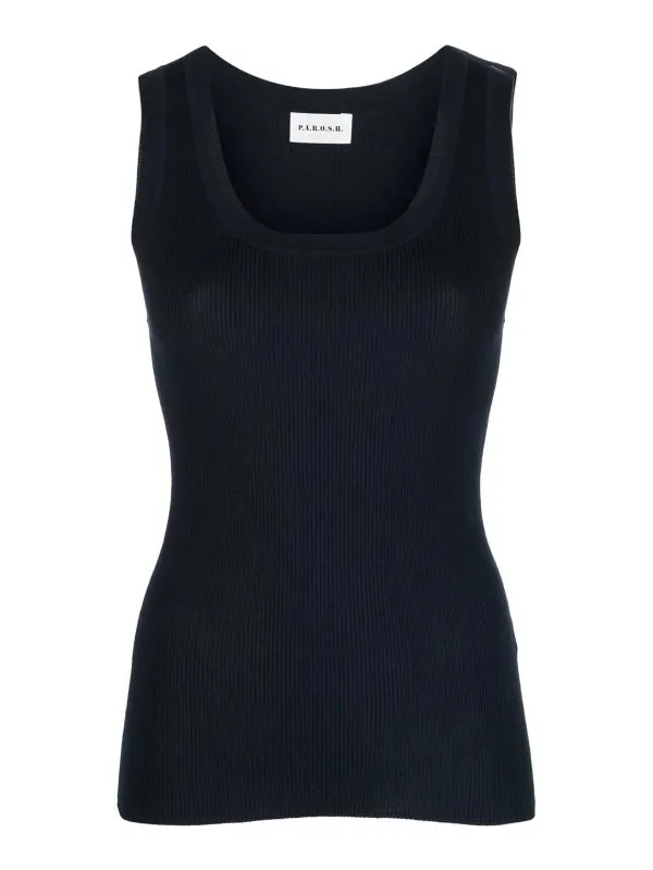 P.A.R.O.S.H. Top - Bleu - Bleu - Femme | CIPRIA25D540712012