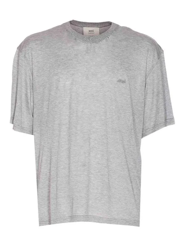 Ami Paris T-Shirt - Gris - Gris - Homme | UTS333JE0124055
