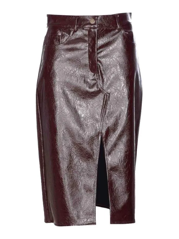 Liu Jo Jupe Midi - Rouge - Rouge - Femme | UF5232E1038X0722