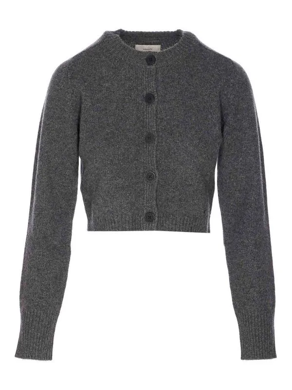 Loulou Studio Cardigan - Gris - Gris | ZEPHIRLDSANTHRACITEMELANGE