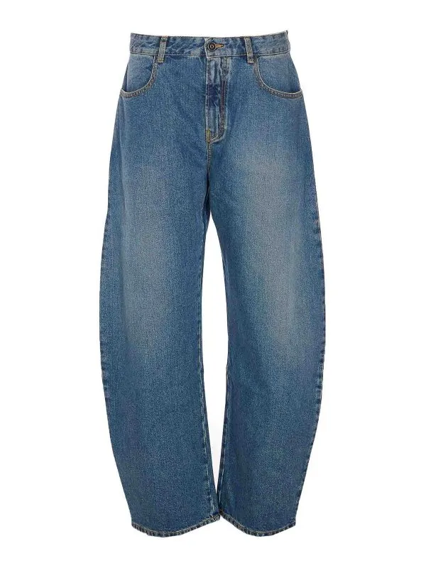 Alaïa Jean Droit - Bleu - Bleu - Femme | AA9P1215D006B505