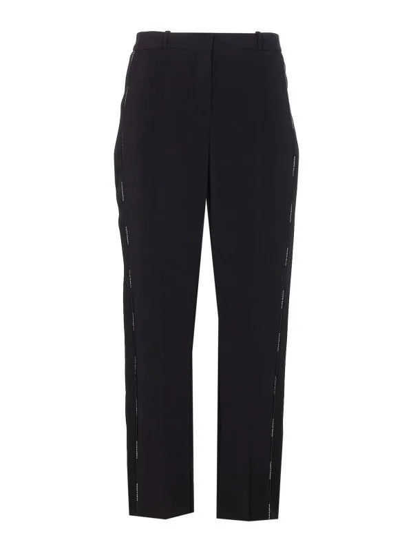 Elisabetta Franchi Pantalons Décontractés - Noir | PA08856E2110