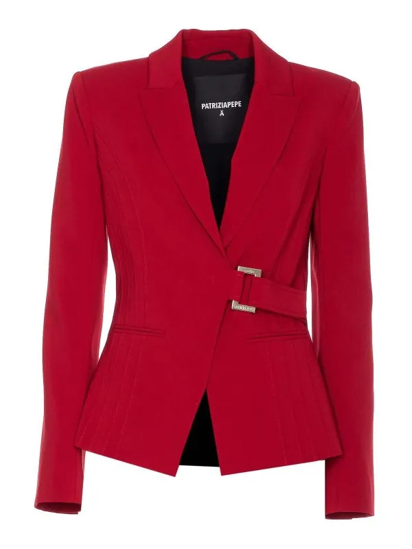 Patrizia Pepe Blazer - Rouge - Rouge - Femme | 8S0545A6F5R862