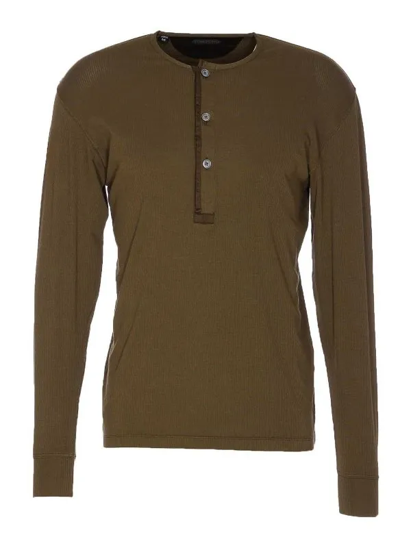 Tom Ford T-Shirt - Vert - Vert - Homme | JHL019JMC067FG820