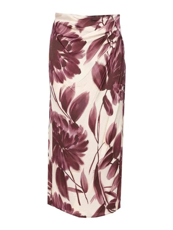 Twinset Jupe Midi - Multicolore - Multicolore | 252TP270212785