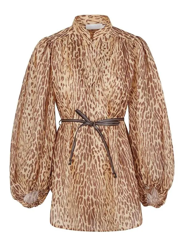 Zimmermann Tunique - Marron - Marron - Femme | 3203TSS255TNLP