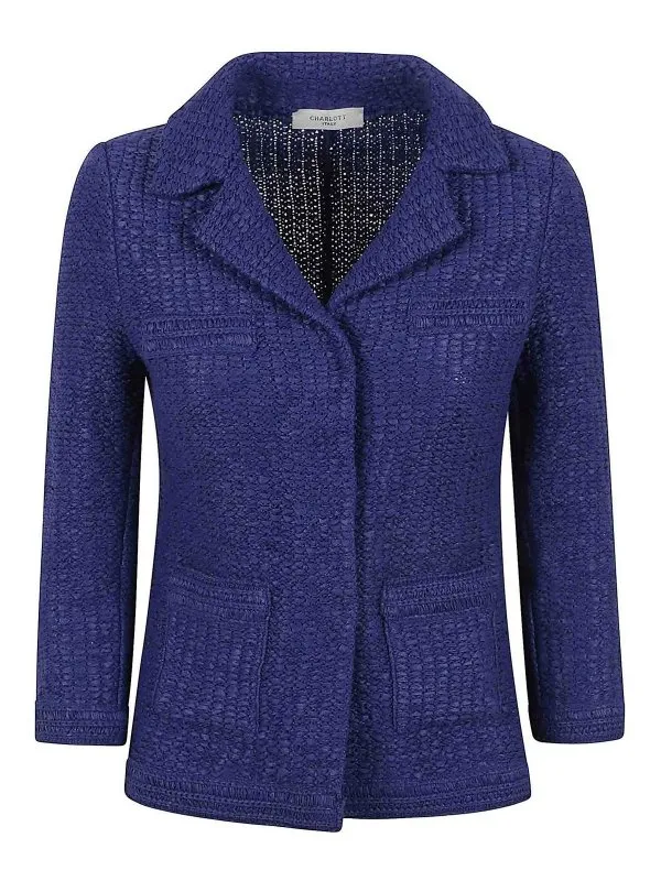 Charlott Veste Casual - Bleu Clair - Bleu Clair - Femme | 769700BLU