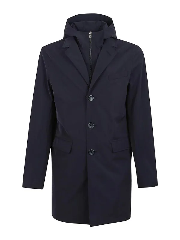 Herno Blazer - Bleu Foncé - Bleu Foncé | IM000357U12568Z9201