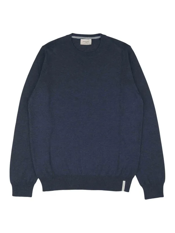 Brooksfield Pull Col Bateau - Bleu Foncé - Homme | 203CB0040191