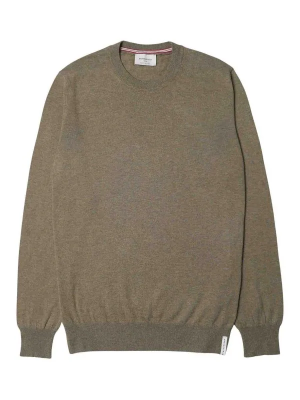 Brooksfield Pull Col Bateau - Vert Foncé - Homme | 203CB0040283