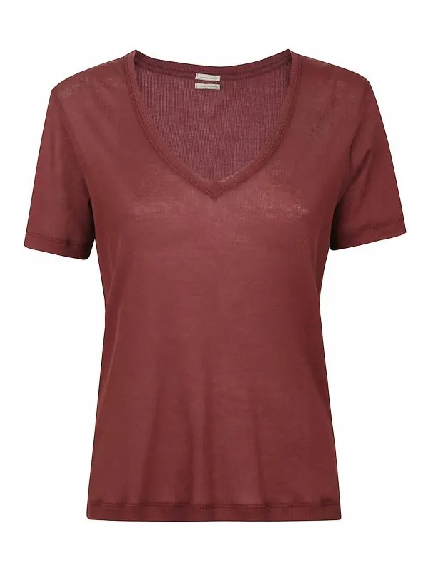 Massimo Alba Chemise - Bordeaux - Bordeaux | M27D0BATHJ0167U479