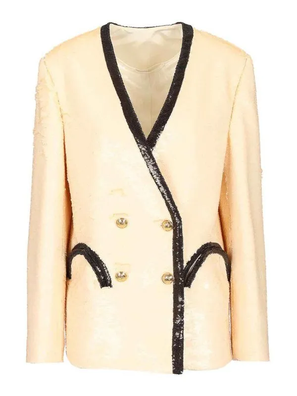 Blazé Milano Blazer - Beige - Beige - Femme | BZATD04CRSW001