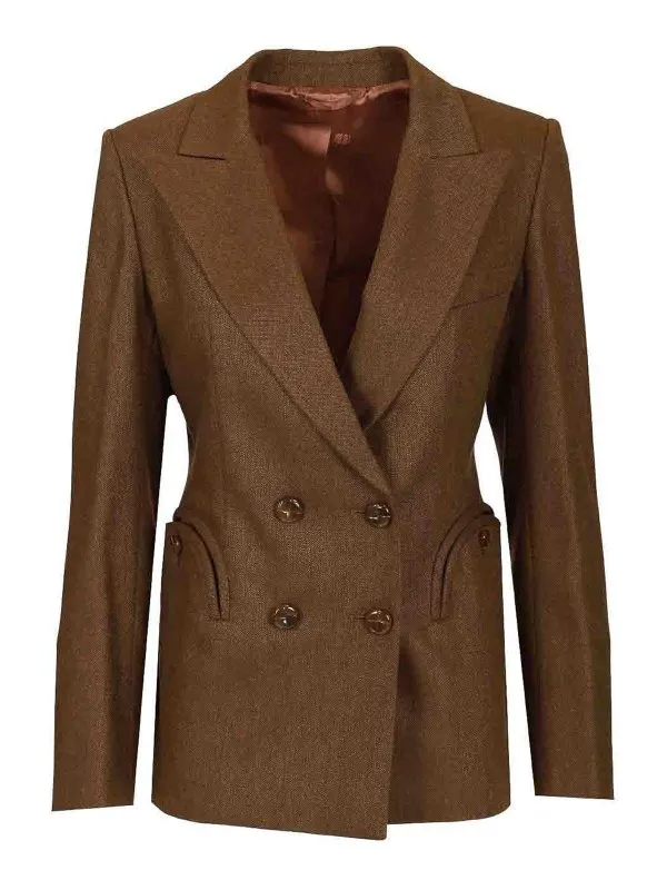 Blazé Milano Blazer - Marron - Marron - Femme | BZCHD03RENM002