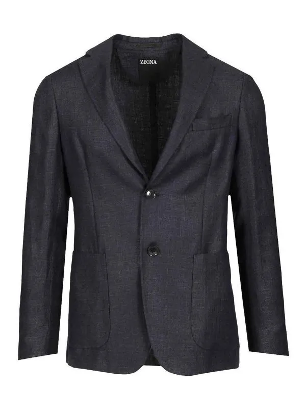 Zegna Veste Casual - Bleu - Bleu - Homme | 950711A91DNMG0950711A9