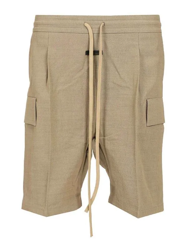 Fear Of God Short - Beige - Beige - Homme | FGE240406HNW221