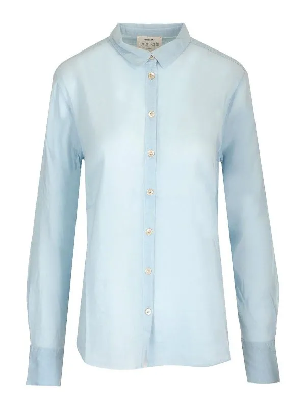 Forte Forte Chemise - Bleu Clair - Bleu Clair | 9906MYSHIRTF47A7068