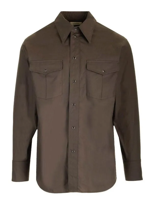 Lemaire Chemise - Marron - Marron - Homme | SH1100LF588BR495