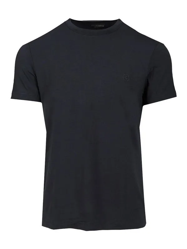 Giorgio Armani T-Shirt - Bleu - Bleu - Homme | 100312CC81100036