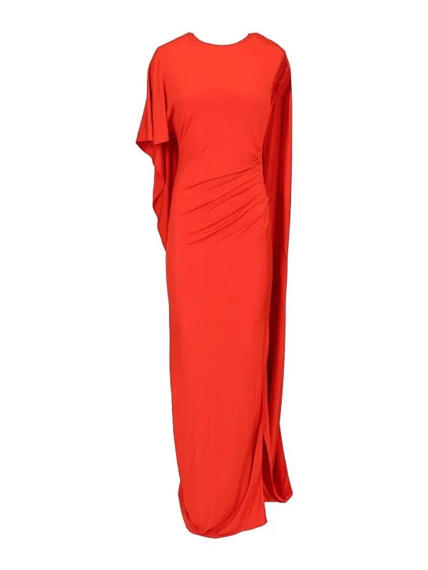 Stella Mccartney Maxi Robe - Rouge - Rouge | 6A04923FU3056309