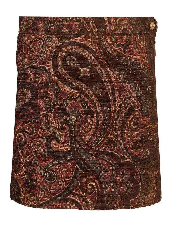 Chloe' Jupe Midi - Multicolore - Multicolore | CH25AJU1228269A