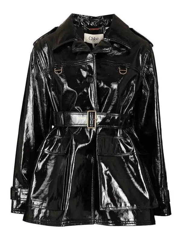 Chloe' Veste Casual - Noir - Noir - Femme | CH25AVE15947001