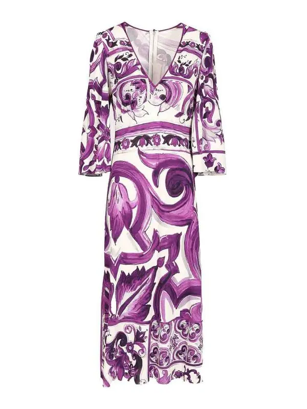 Dolce & Gabbana Robe De Soirée - Violet - Femme | F6TZATFS8C0IP3TN