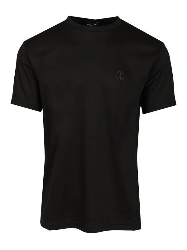 Giorgio Armani T-Shirt - Noir - Noir - Homme | 3HSM72SJTKZUC001