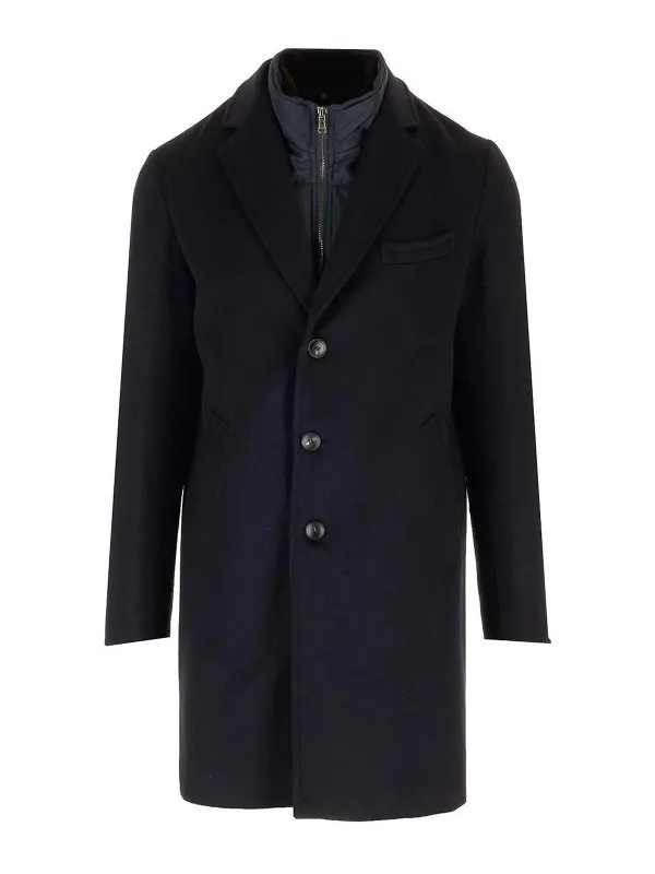 Barba Manteau Court - Bleu - Bleu - Homme | FOG6674021