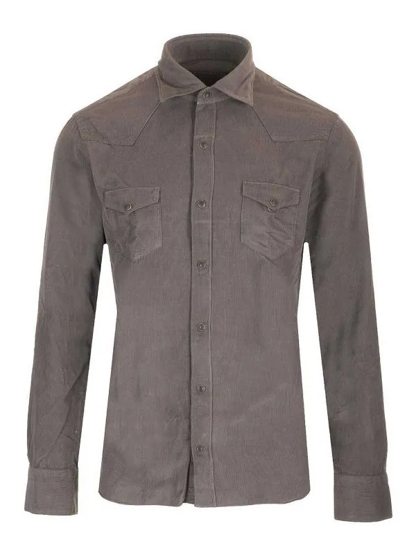 Barba Chemise - Dandy - Gris - Homme | WSU10P20440440002