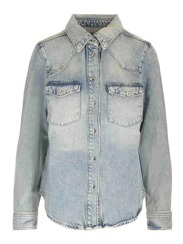 Frame Chemise - Bleu Clair - Bleu Clair - Femme | WE24DWTB02ESME