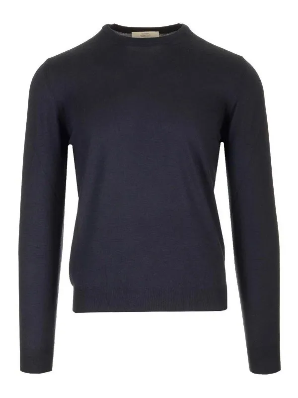 Mauro Ottaviani Pull Col Rond - Bleu - Bleu - Homme | WH0110019905