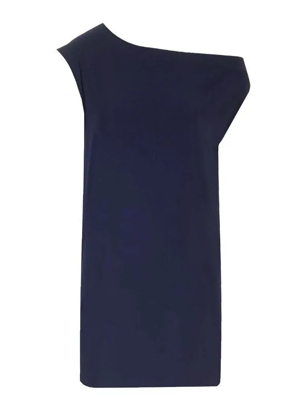 Norma Kamali Robe Courte - Bleu - Bleu | KK2243PLE07951TRUENAVY