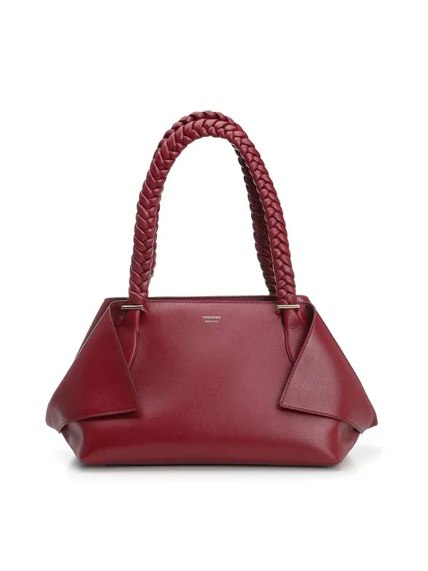Ferragamo Sac Bandoulière - L - Rouge Brun | 219871781022003