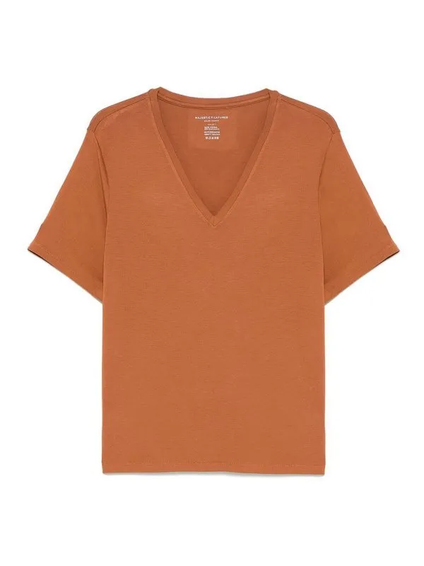 Majestic Filatures T-Shirt - Orange - Orange | E25M001FTS947197