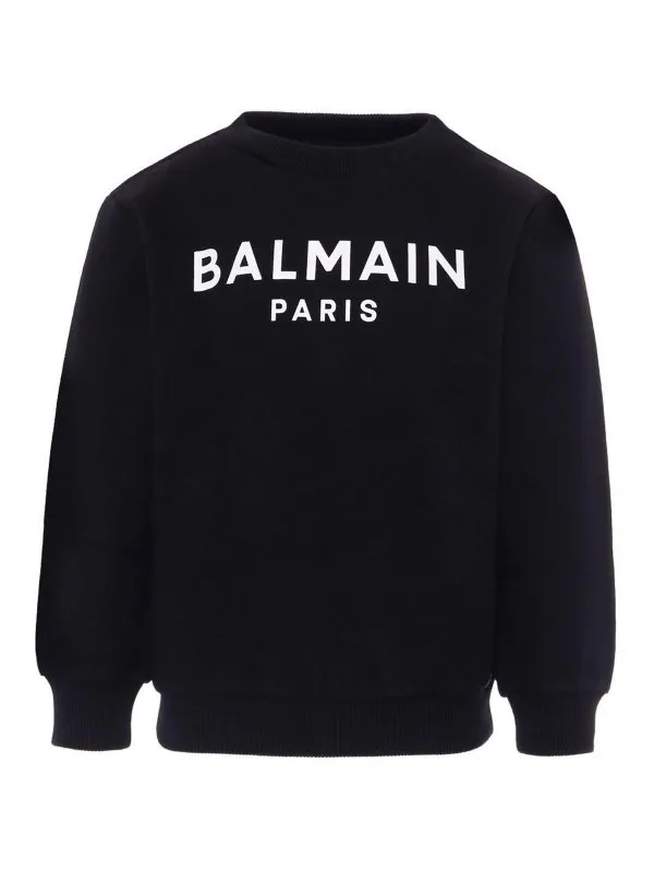 Balmain Sweat-Shirts - Blanc - Blanc - Garçon | BX4P10Z3183930BC
