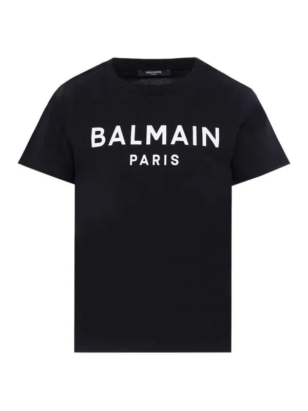 Balmain T-Shirt - Blanc - Blanc - Garçon | BX8P01Z3186930BC