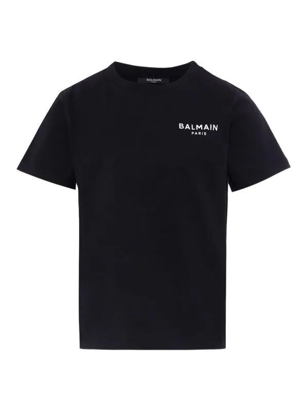 Balmain T-Shirt - Blanc - Blanc - Garçon | BX8P11Z3186930BC