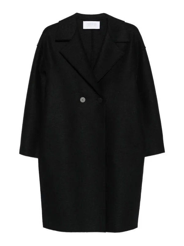 Harris Wharf London Manteau Court - Noir - Noir | AC1487MLK199