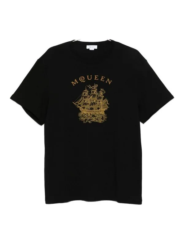 Alexander Mcqueen T-Shirt - Noir - Noir - Homme | 839224QTADX0521