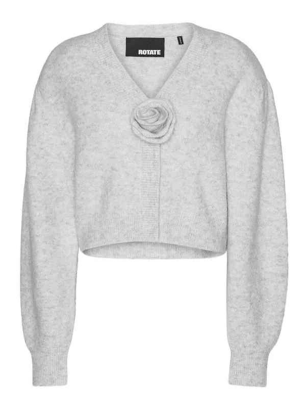 Rotate Birger Christensen Cardigan - Gris - Gris | 11427623442344