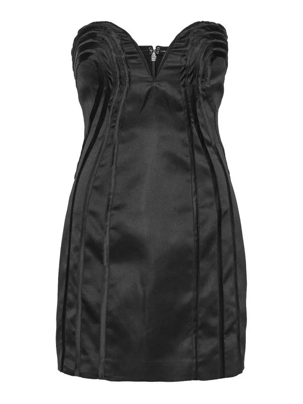 Rotate Birger Christensen Robe Au Genou - Noir | 114417100100
